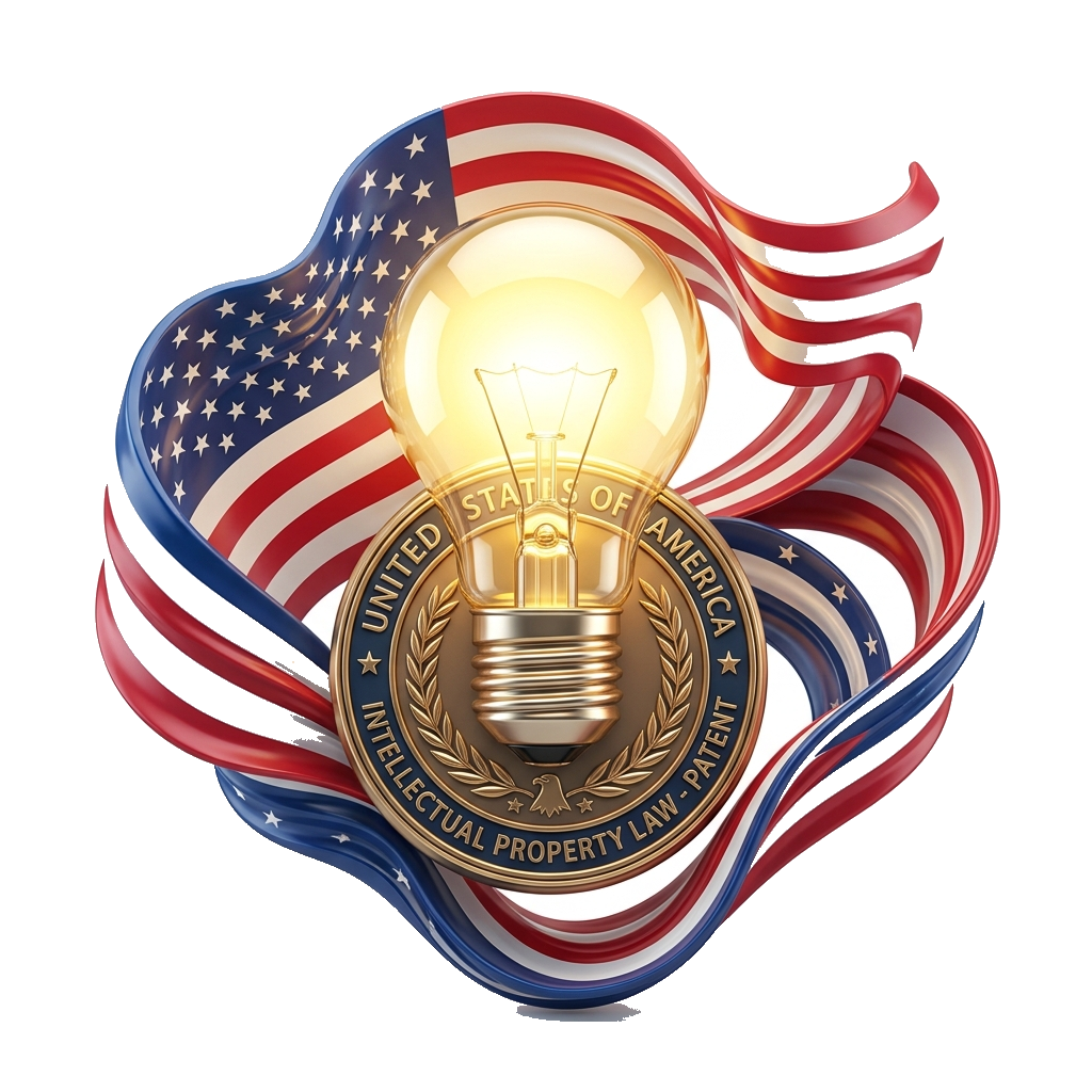 Intellectual Property US Flag Hero Graphic